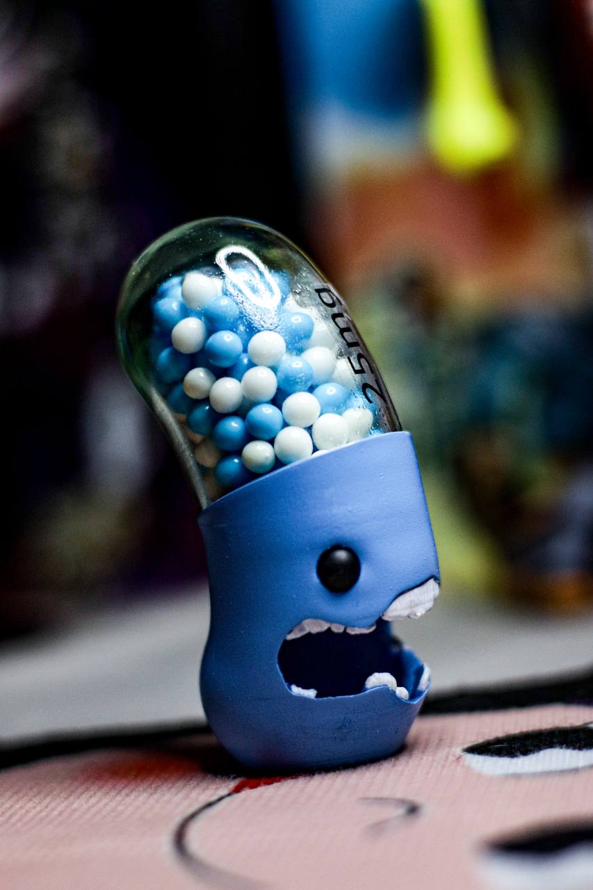 Pill Art Toy By Honey Bomb Toys