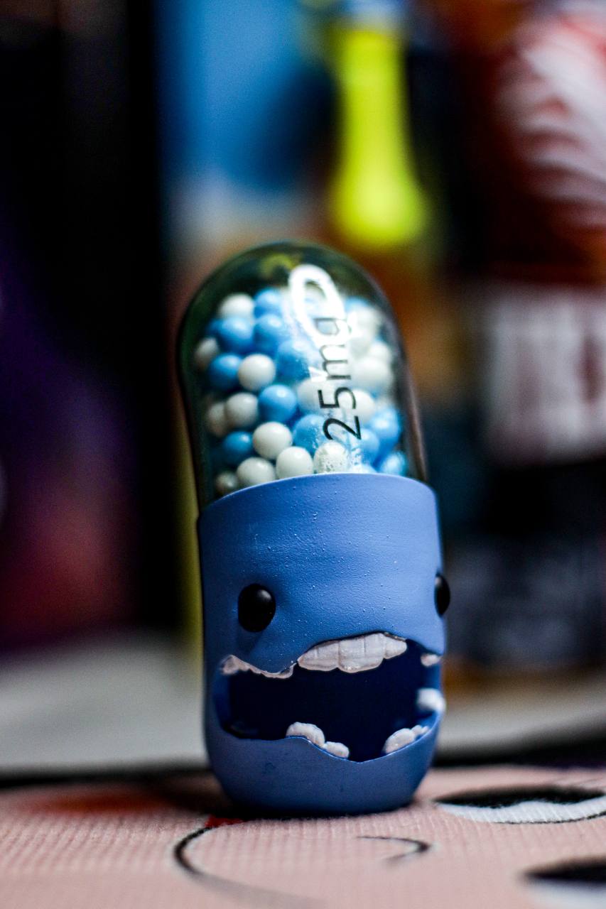 Pill Art Toy By Honey Bomb Toys