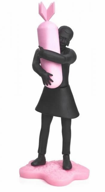 Bomb Hugger By Apologies to Banksy