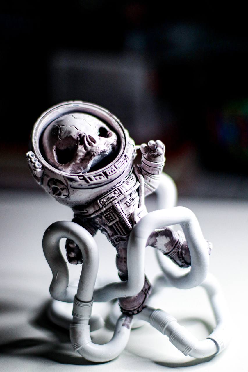 Astronaut Sculpture 1/1 Signed Honey Bomb Toys