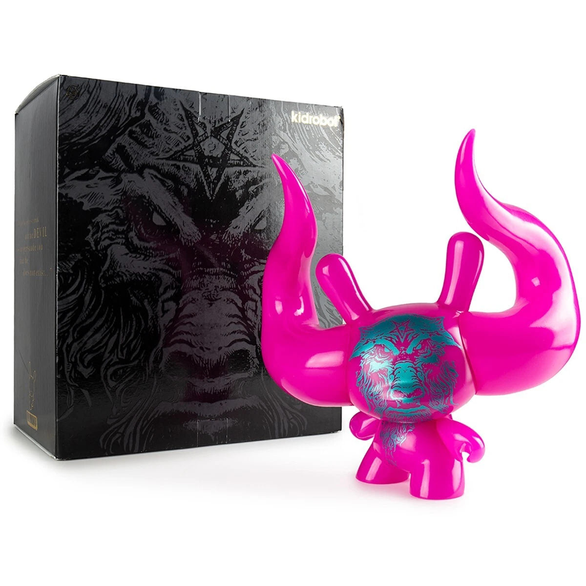 Godmachine Pink Devil Kidrobot Dunny – IamRetro Exclusive LE 150 (Pre-Order)