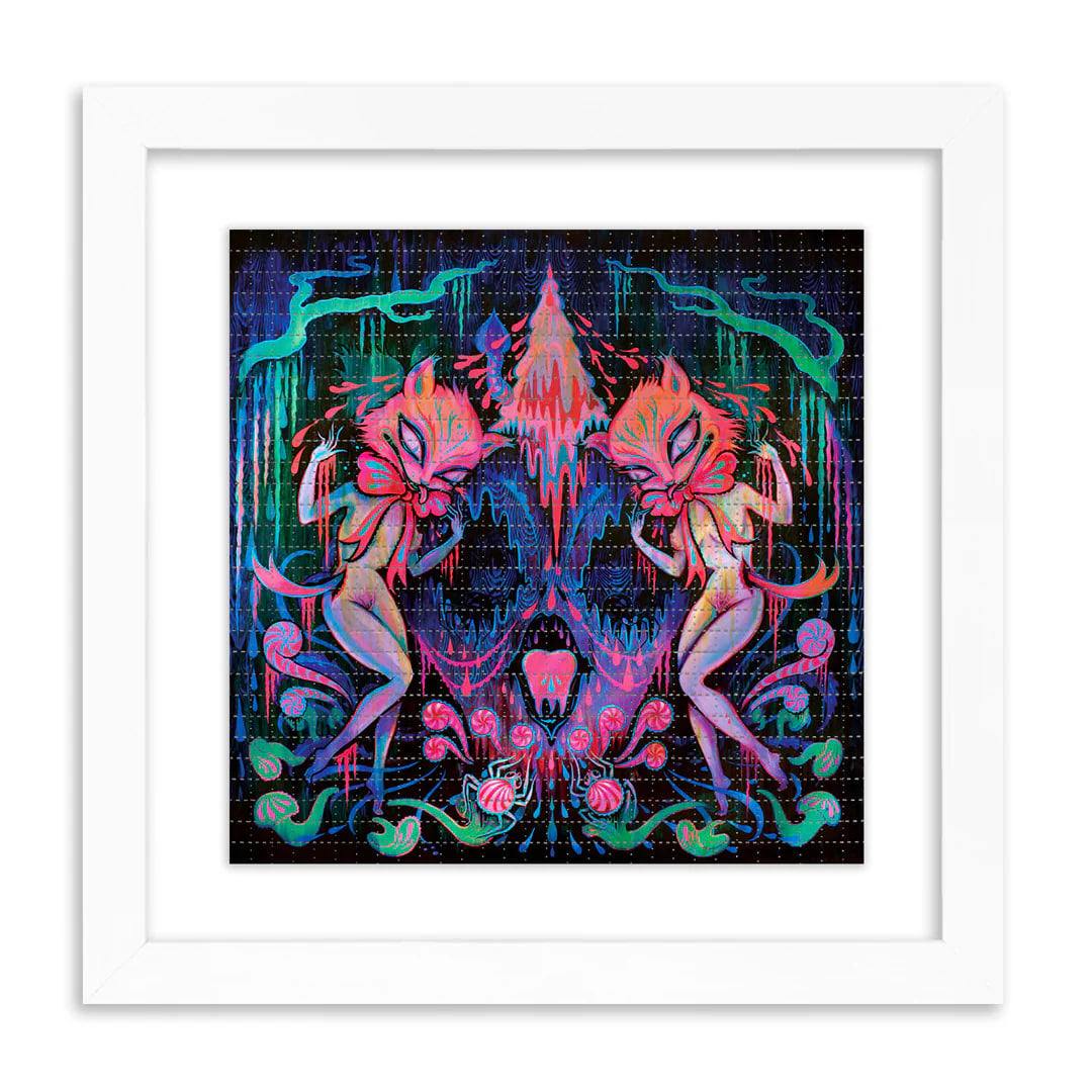Camille Rose Garcia – Night At Candy Manor Blotter – 7.5" x 7.5"