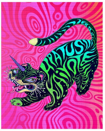 Hiatus Kaiyote – Tigercorn: Blotter Paper Archival Print by Lauren YS – 6.25" x 7.5"