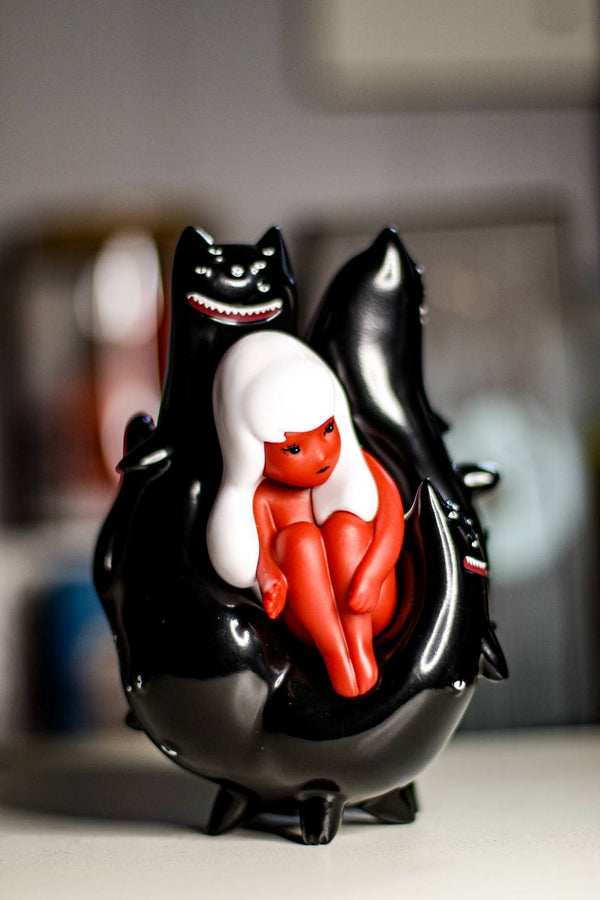 Uyu & Assteriskat (Midnight Red Edition) by Soey Milk (SOLD)