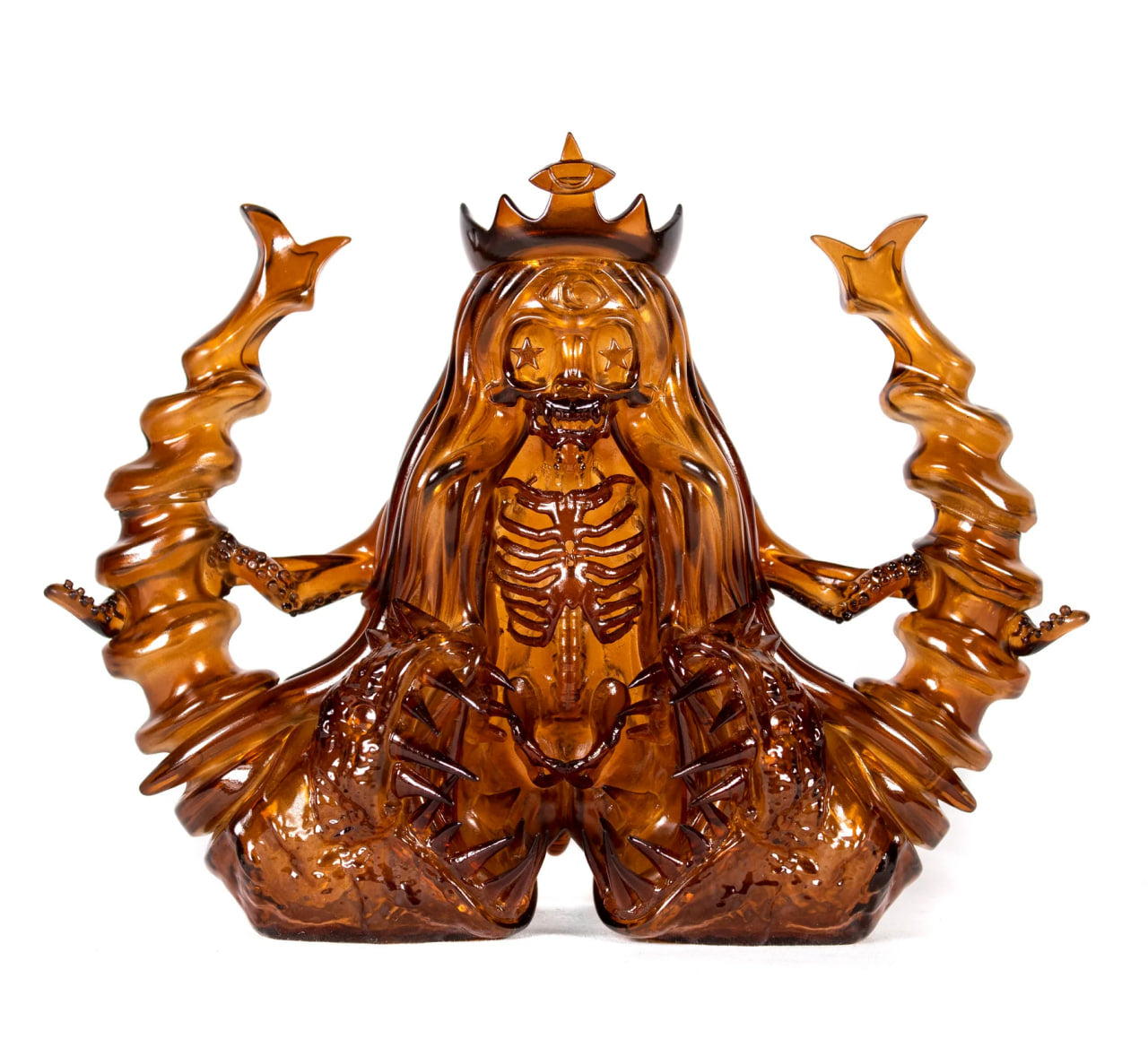 Slave to the Siren: Amber Edition – 6" Vinyl Art Sculpture by Martian Toys (Slightly Damaged Box)